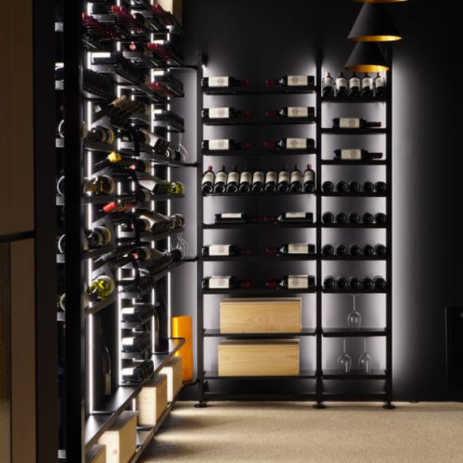 Modular metal wine rack Modulo X EuroCave